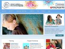Tablet Screenshot of developmentalevaluationcenter.com
